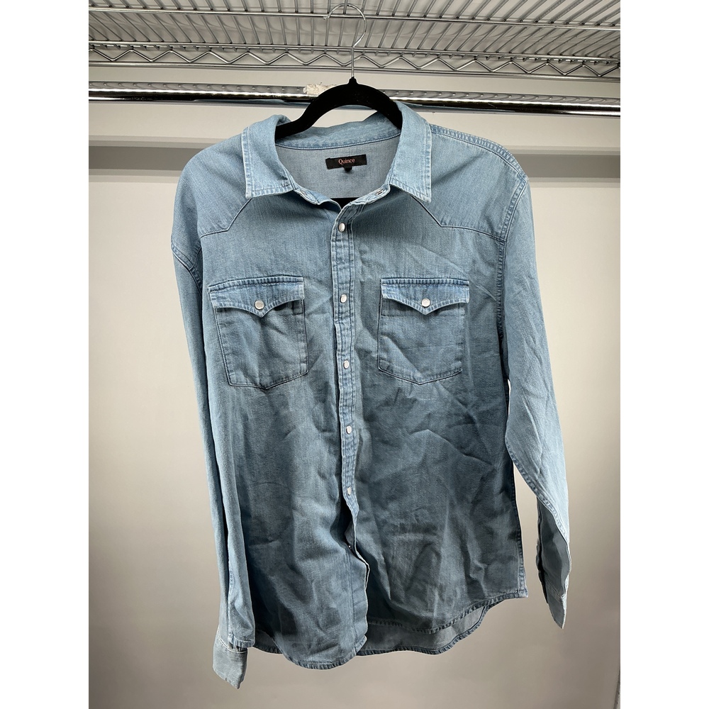 Pearl Snap Denim Western Shirt